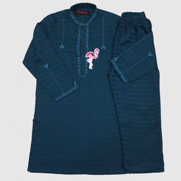 Embroidered Kurta Shalwar [Aqua]