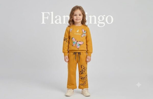 Track Suit - Butterfly - Mustard