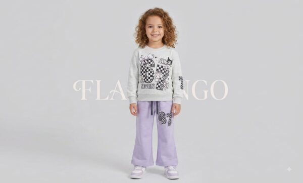 Track Suit - 67 - Oatmeal & Lilac