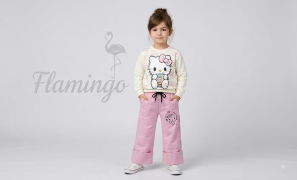 Track Suit - Hello Kitty - Off White & Baby Pink