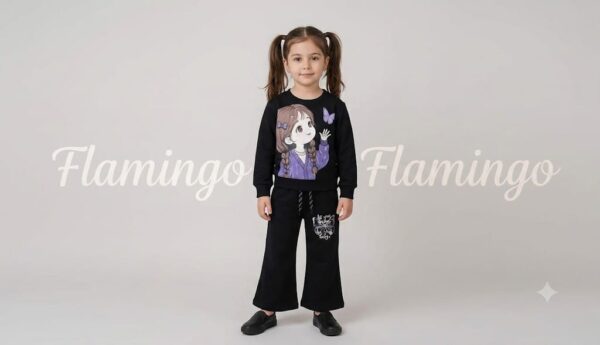 Track Suit - Let's Your Dream be Your Wings - Black